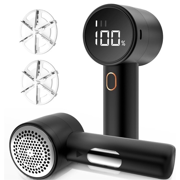 White Electric Lint Remover-LED Display - Picture 3 of 8